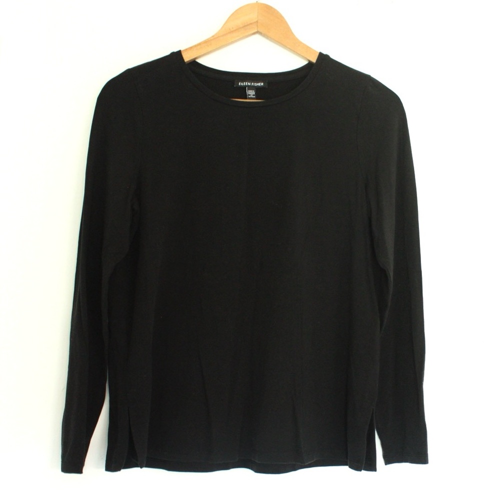 Eileen Fisher Tencel Crewneck Long Sleeve